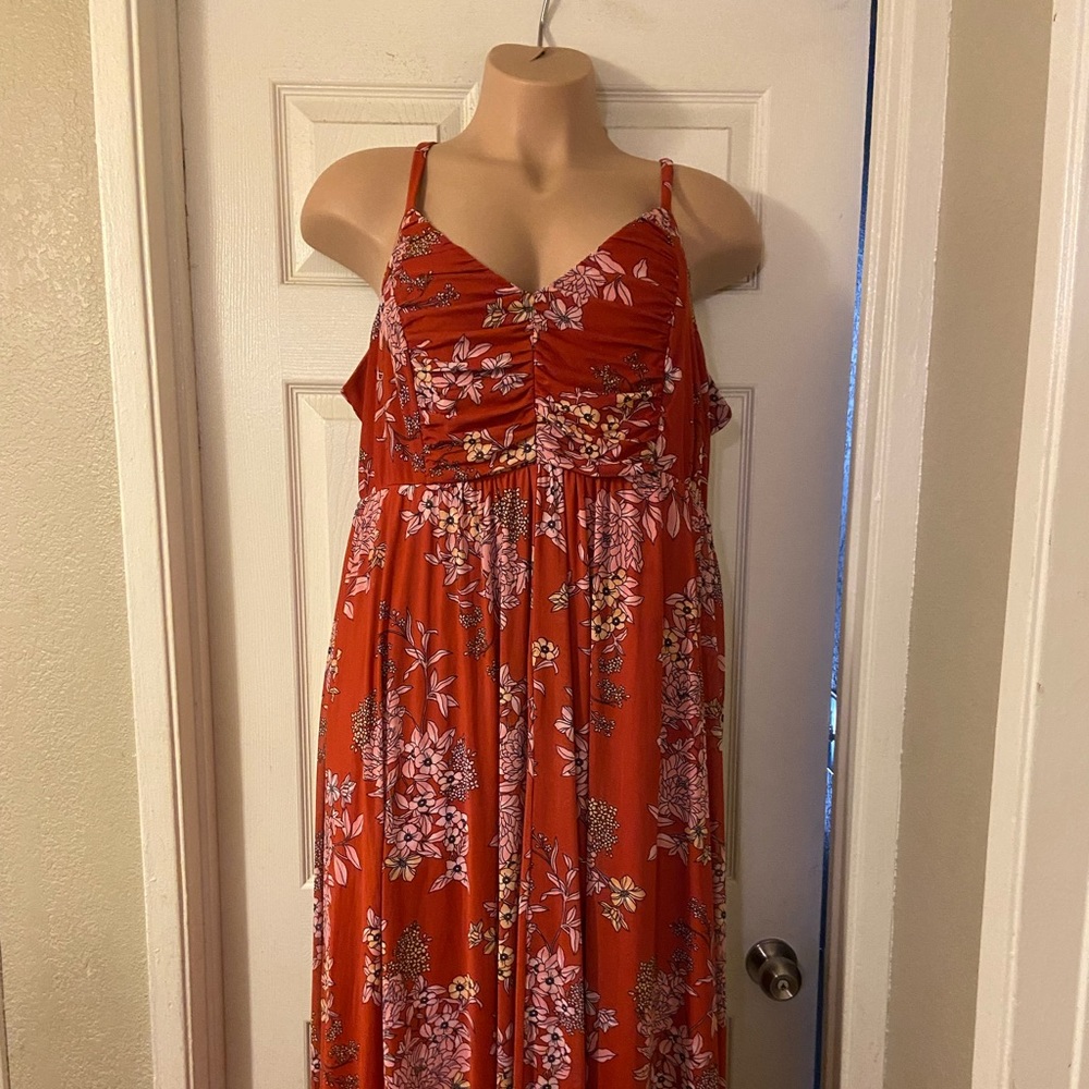 Torrid 3 like new floral maxi dress